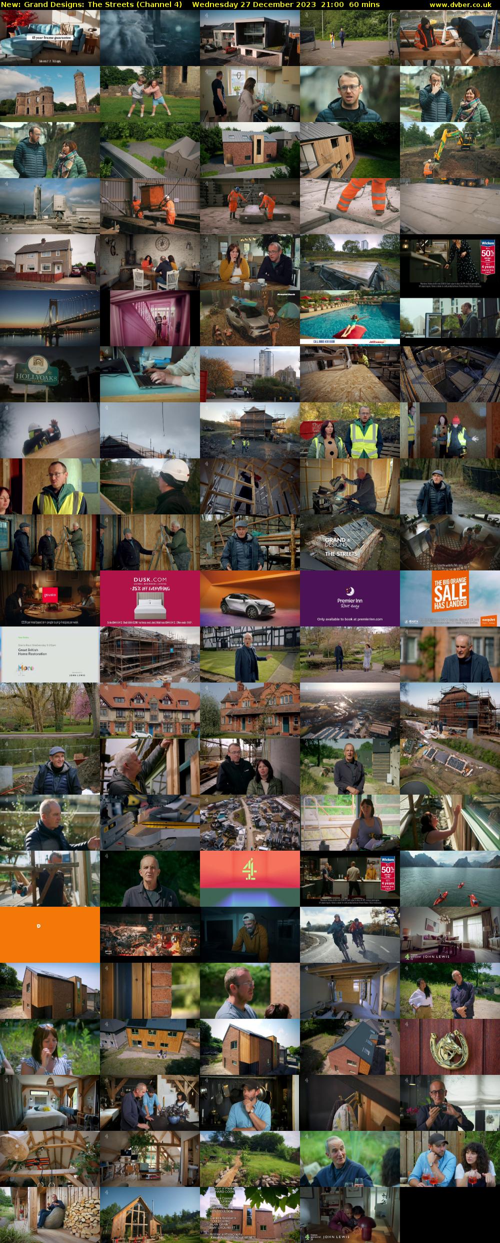 Grand Designs: The Streets (Channel 4) Wednesday 27 December 2023 21:00 - 22:00