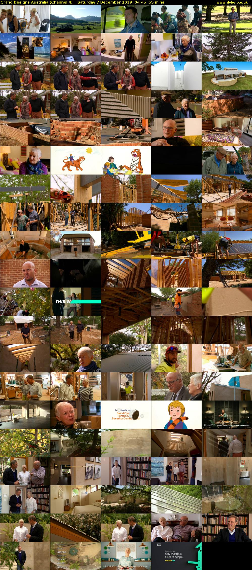 Grand Designs Australia (Channel 4) Saturday 7 December 2019 04:45 - 05:40