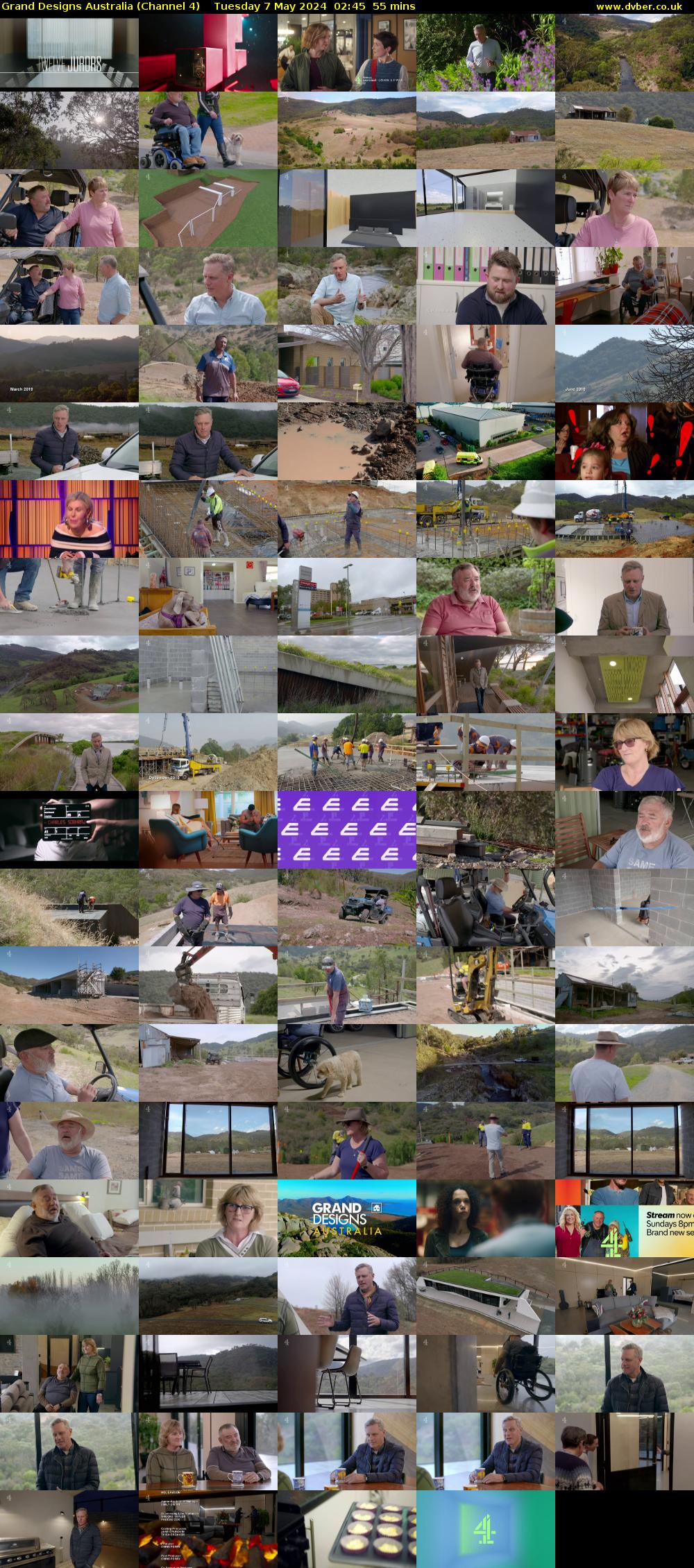 Grand Designs Australia (Channel 4) Tuesday 7 May 2024 02:45 - 03:40