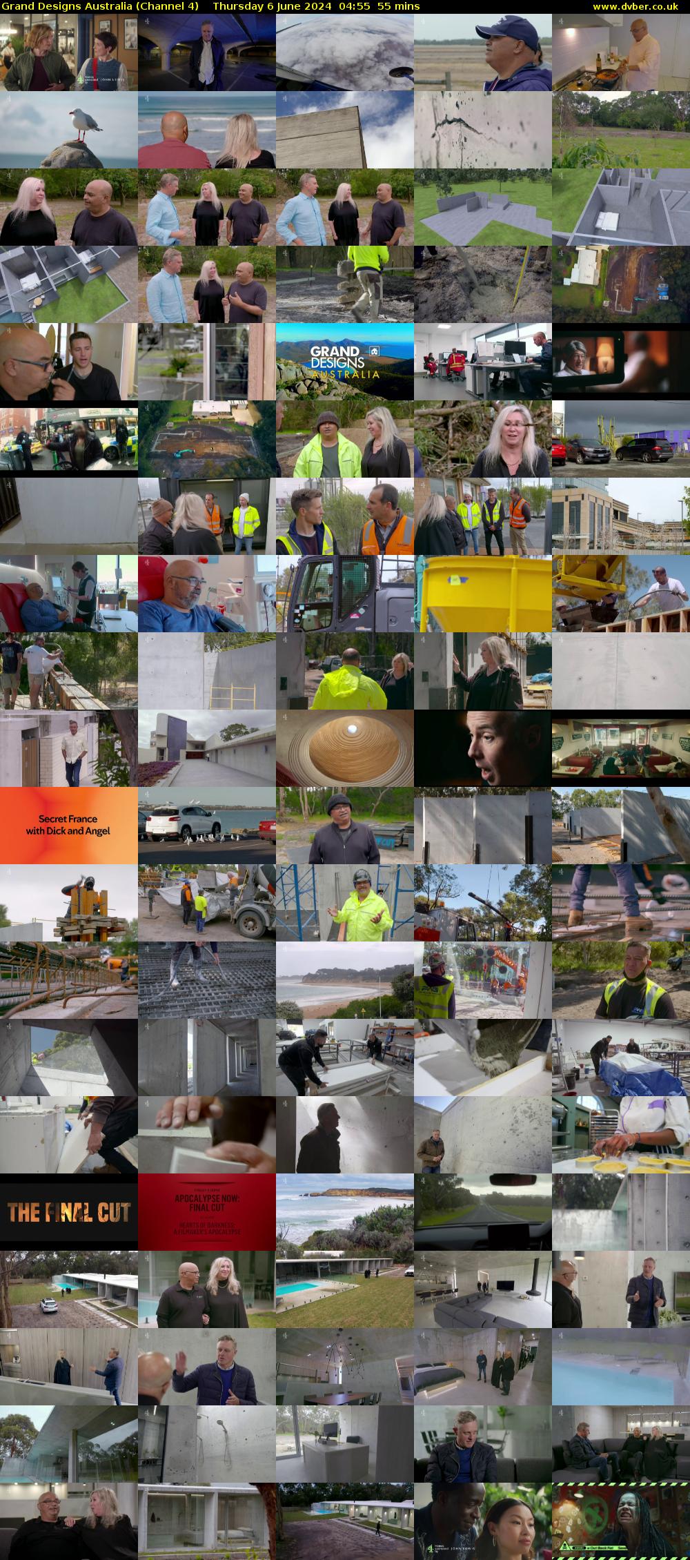 Grand Designs Australia (Channel 4) Thursday 6 June 2024 04:55 - 05:50