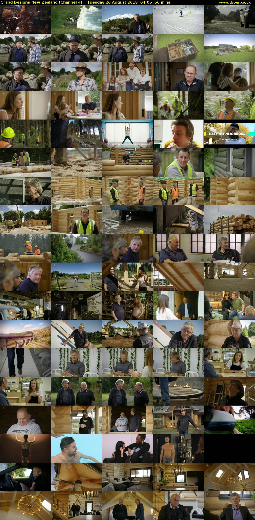 Grand Designs New Zealand (Channel 4) Tuesday 20 August 2019 04:05 - 04:55
