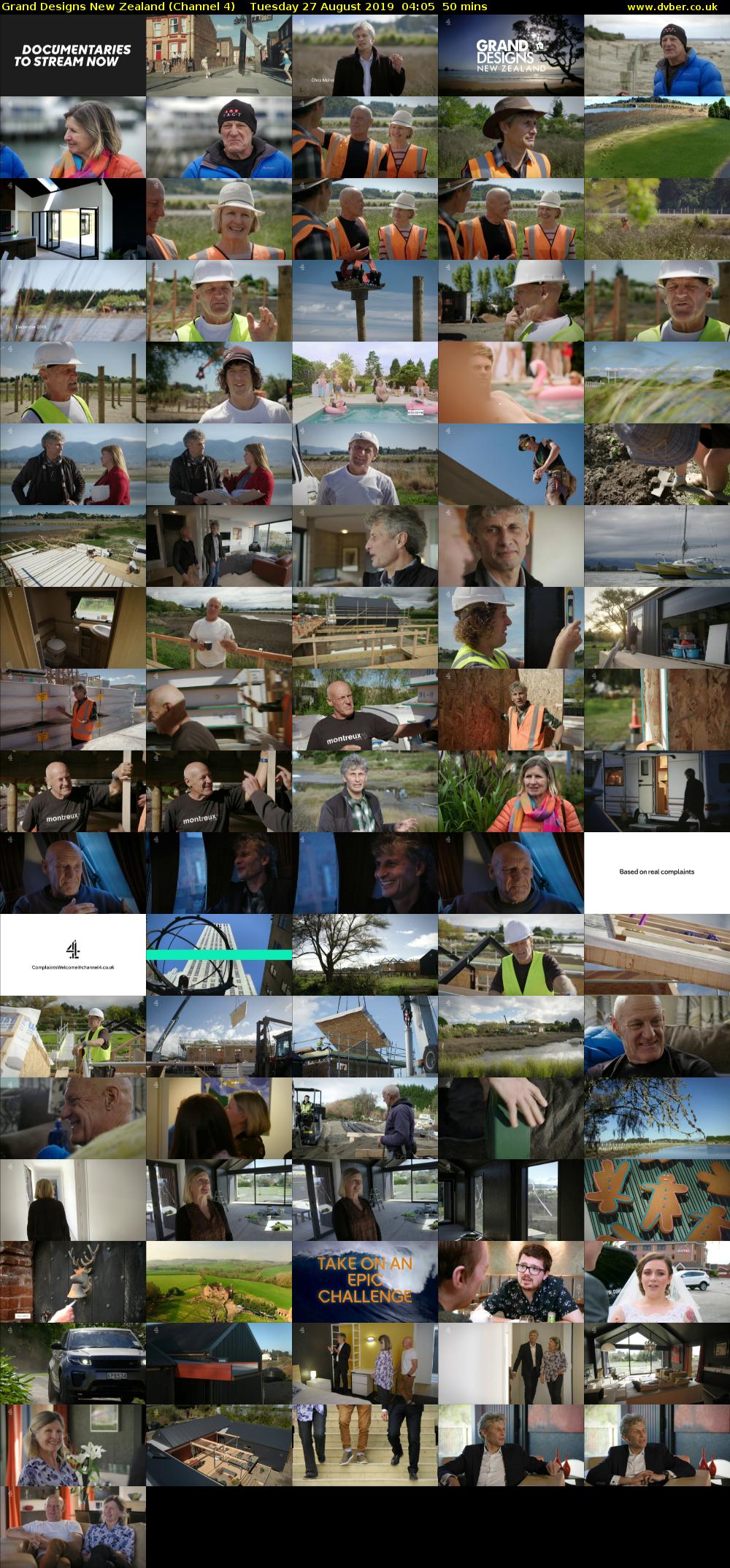 Grand Designs New Zealand (Channel 4) Tuesday 27 August 2019 04:05 - 04:55