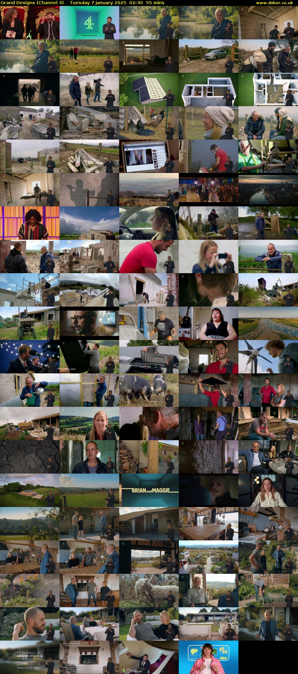 Grand Designs (Channel 4) Tuesday 7 January 2025 02:40 - 03:35