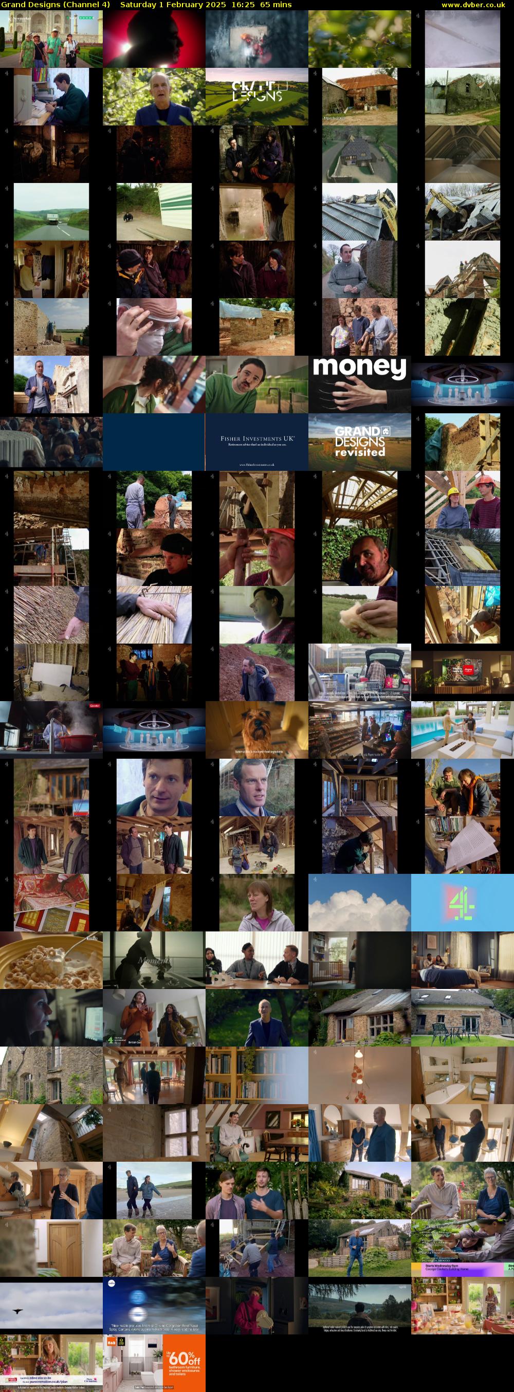 Grand Designs (Channel 4) Saturday 1 February 2025 16:25 - 17:30