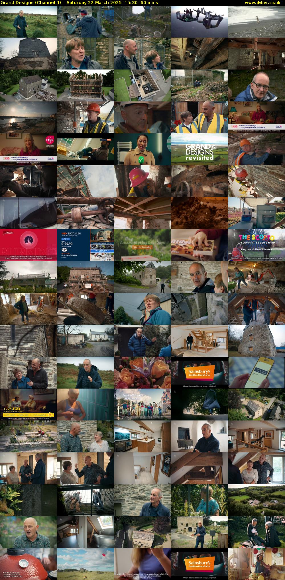 Grand Designs (Channel 4) Saturday 22 March 2025 15:30 - 16:30