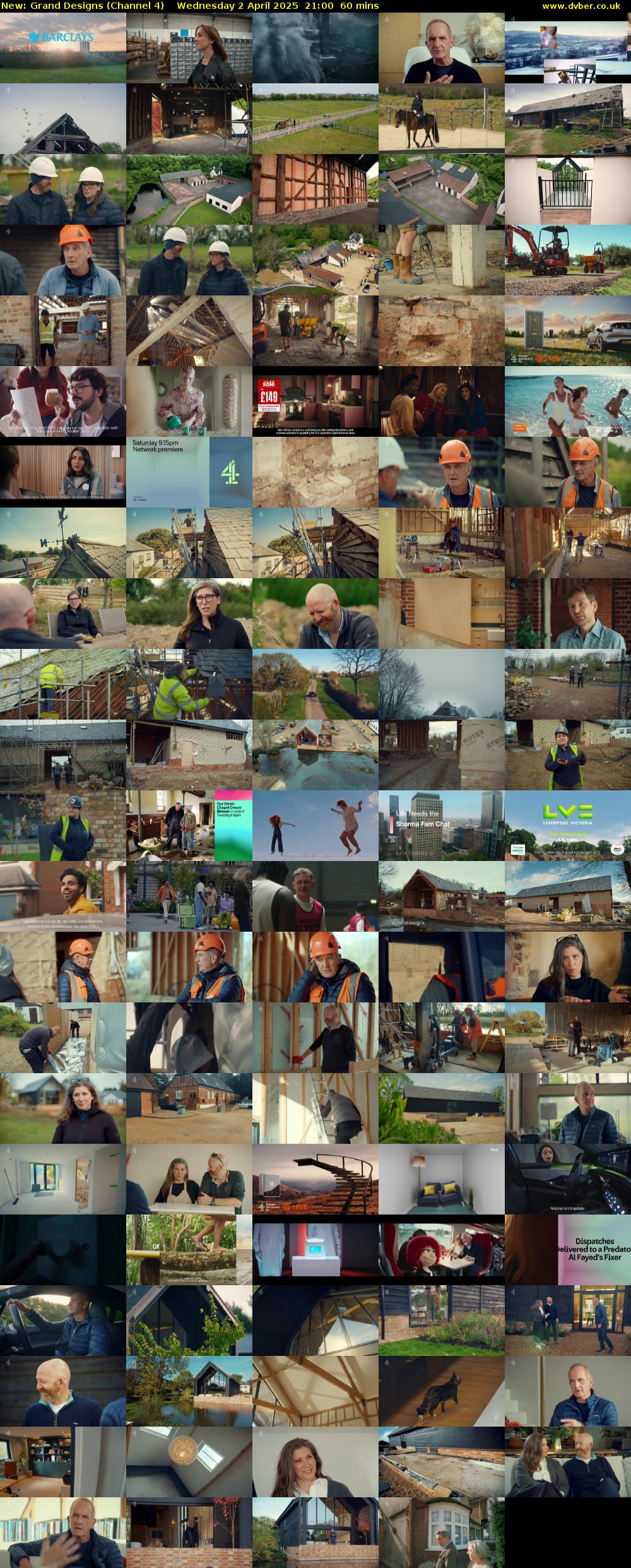 Grand Designs (Channel 4) Wednesday 2 April 2025 21:00 - 22:00