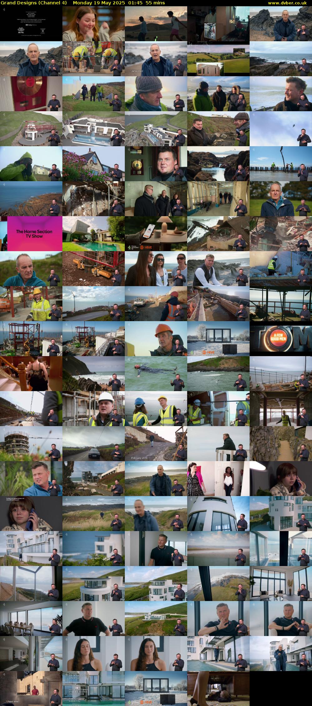 Grand Designs (Channel 4) Monday 19 May 2025 01:45 - 02:40