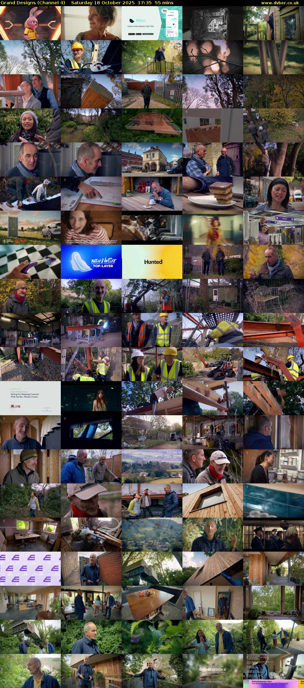 Grand Designs (Channel 4) Saturday 18 October 2025 17:35 - 18:30