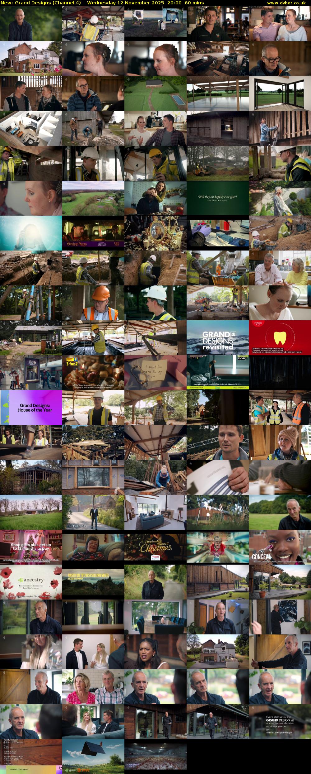 Grand Designs (Channel 4) Wednesday 12 November 2025 20:00 - 21:00