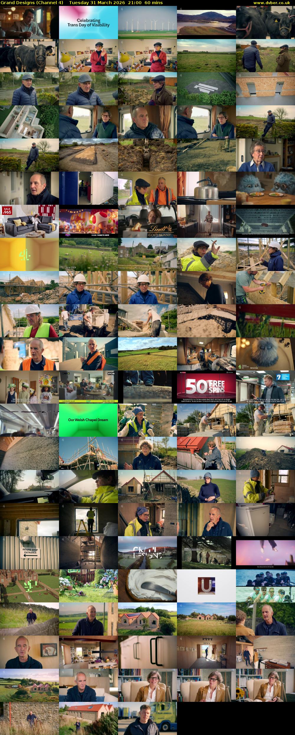 Grand Designs (Channel 4) Tuesday 31 March 2026 21:00 - 22:00