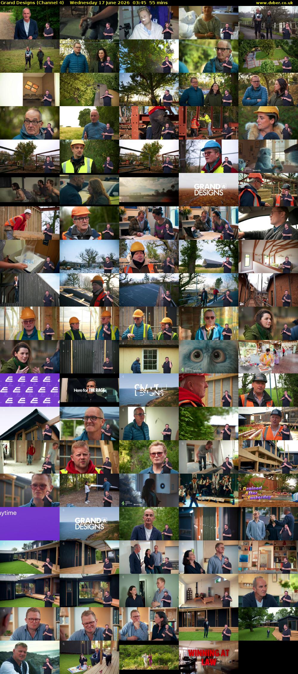 Grand Designs (Channel 4) Wednesday 17 June 2026 03:45 - 04:40