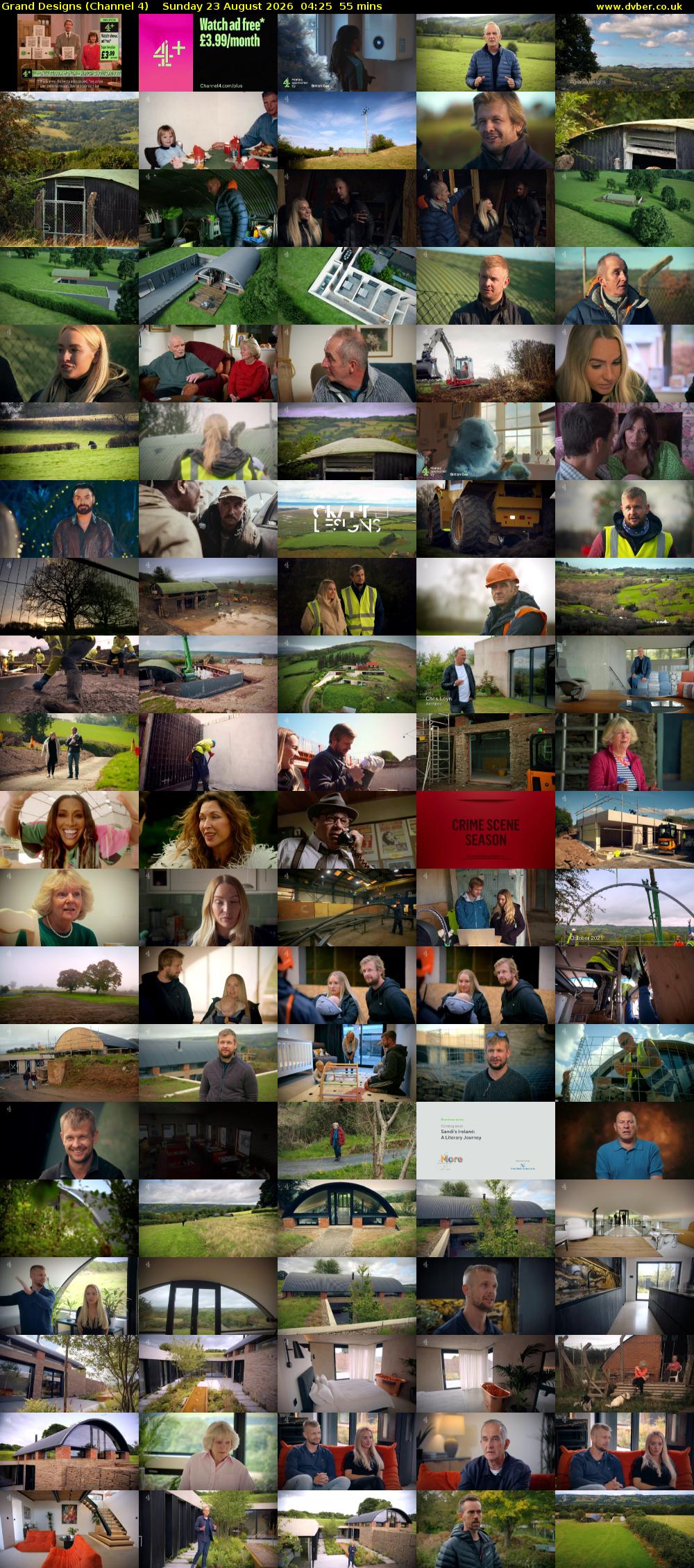 Grand Designs (Channel 4) Sunday 23 August 2026 04:25 - 05:20