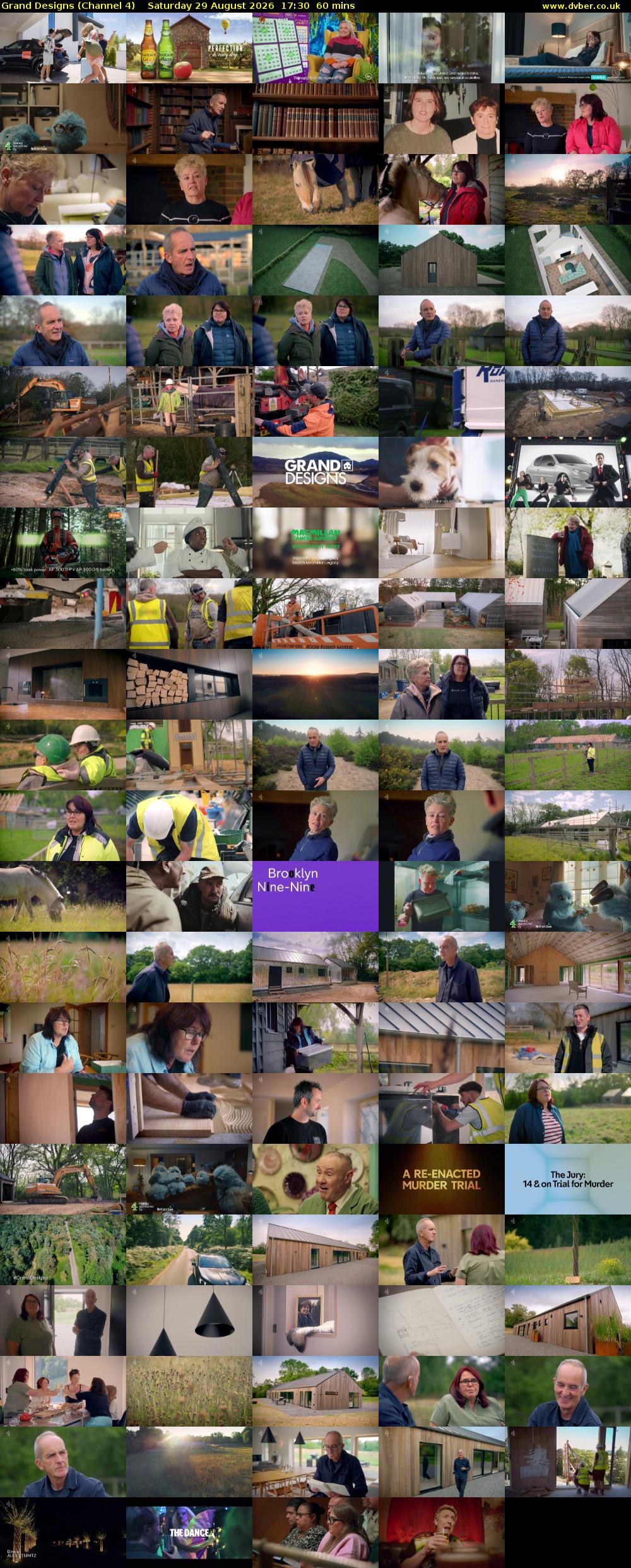 Grand Designs (Channel 4) Saturday 29 August 2026 17:30 - 18:30