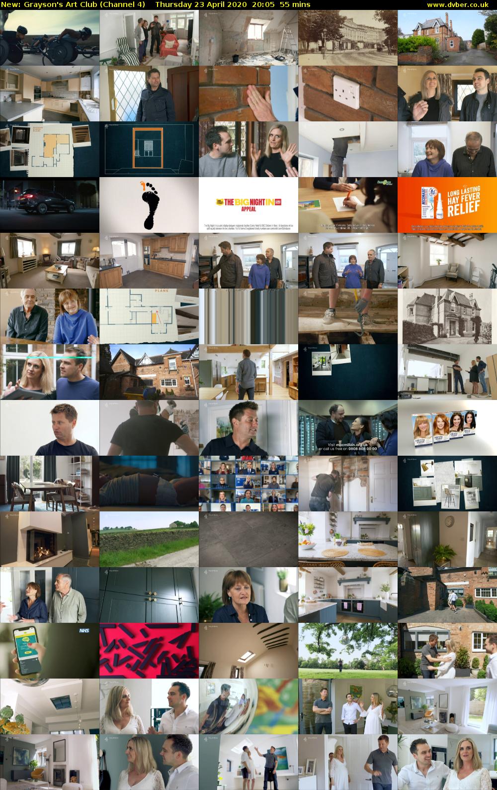 Grayson's Art Club (Channel 4) Thursday 23 April 2020 20:05 - 21:00