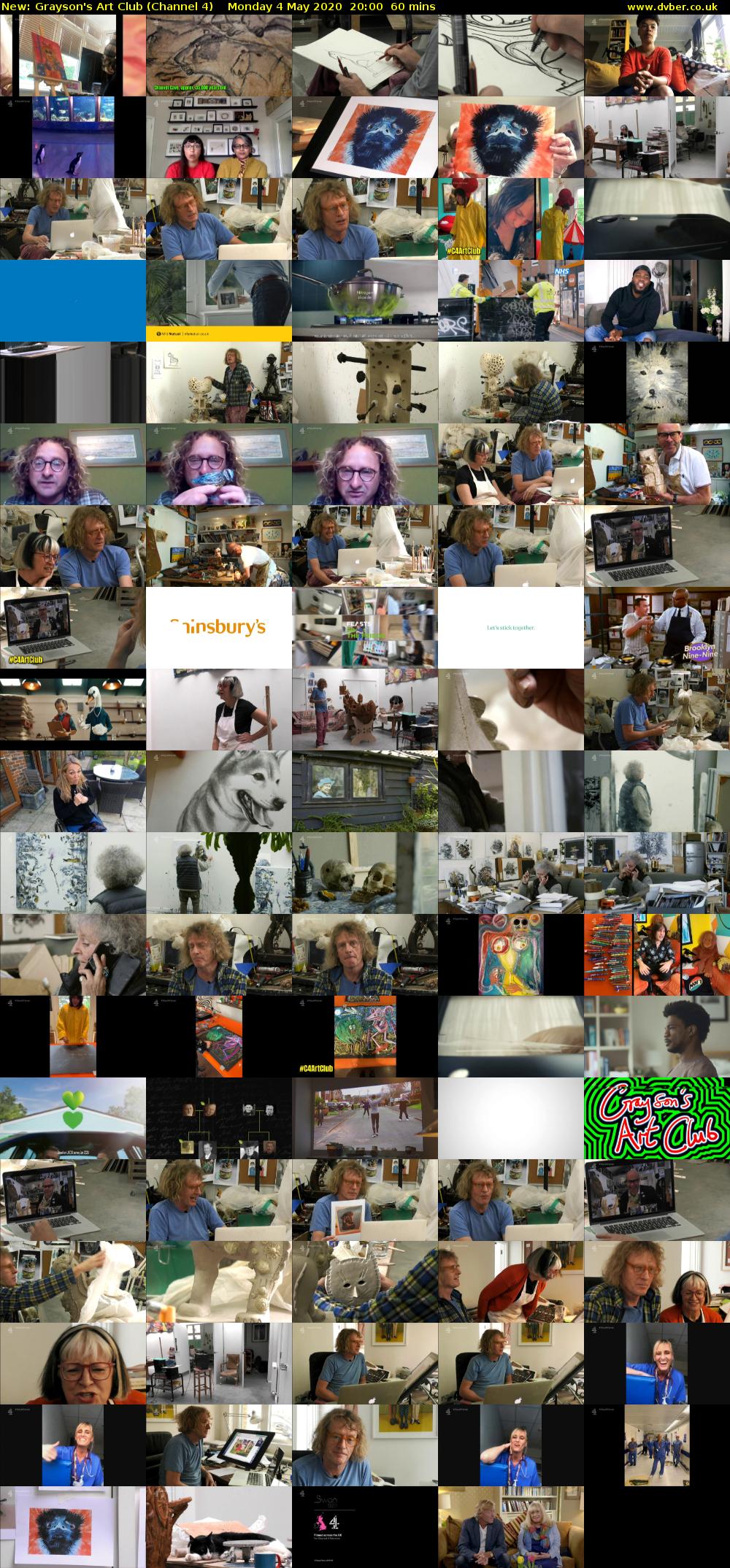 Grayson's Art Club (Channel 4) Monday 4 May 2020 20:00 - 21:00
