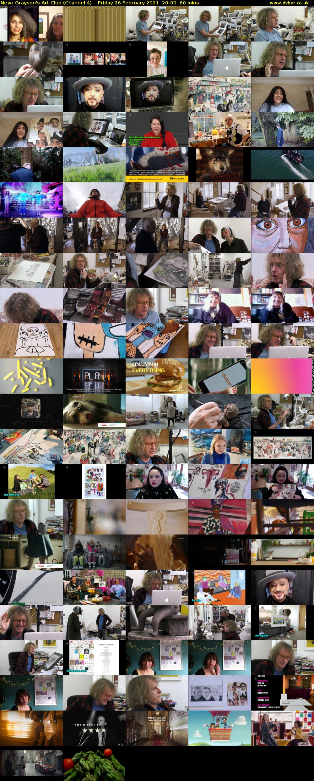 Grayson's Art Club (Channel 4) Friday 26 February 2021 20:00 - 21:00