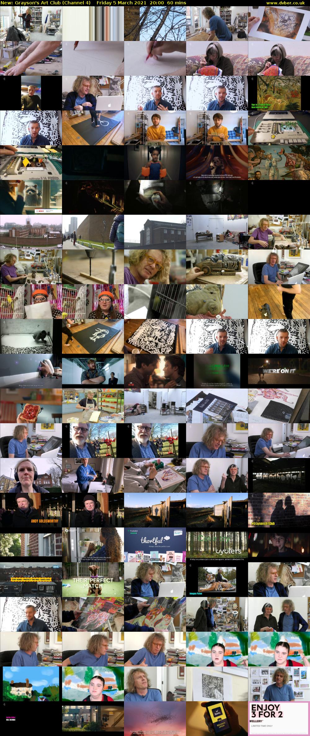 Grayson's Art Club (Channel 4) Friday 5 March 2021 20:00 - 21:00