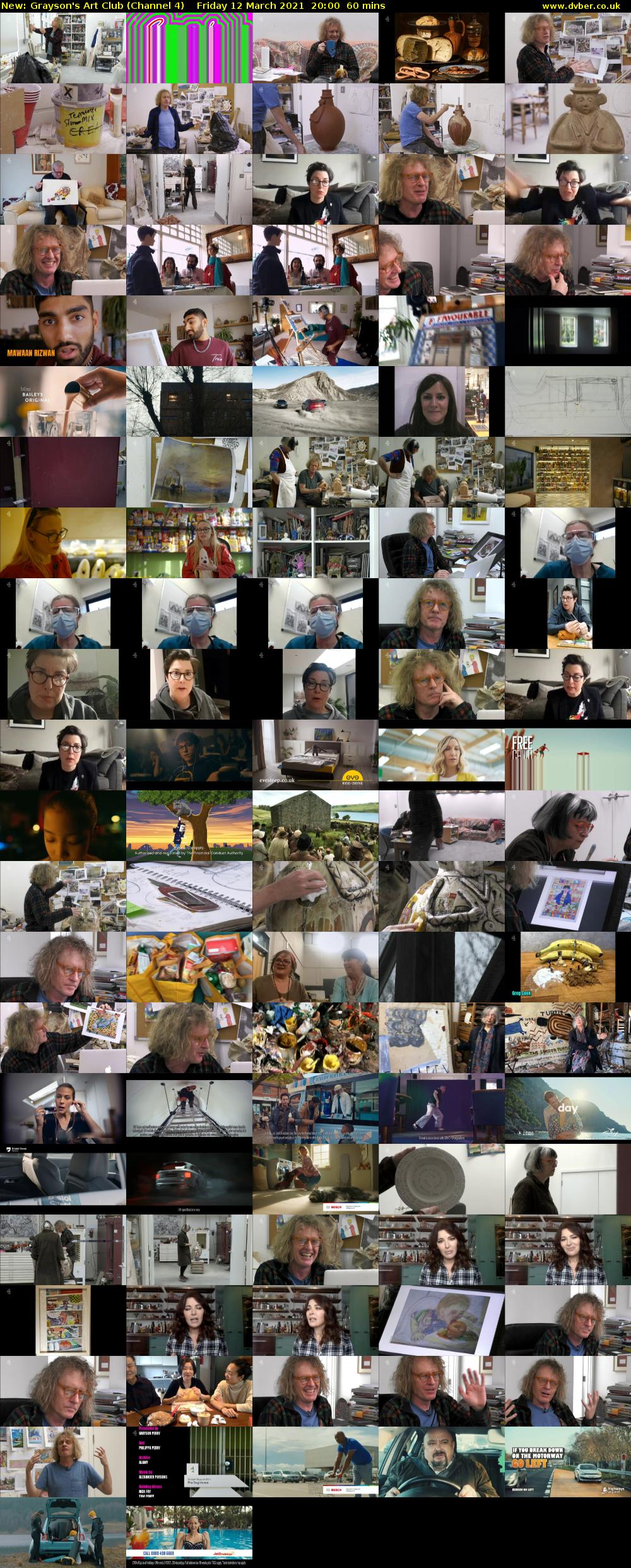 Grayson's Art Club (Channel 4) Friday 12 March 2021 20:00 - 21:00