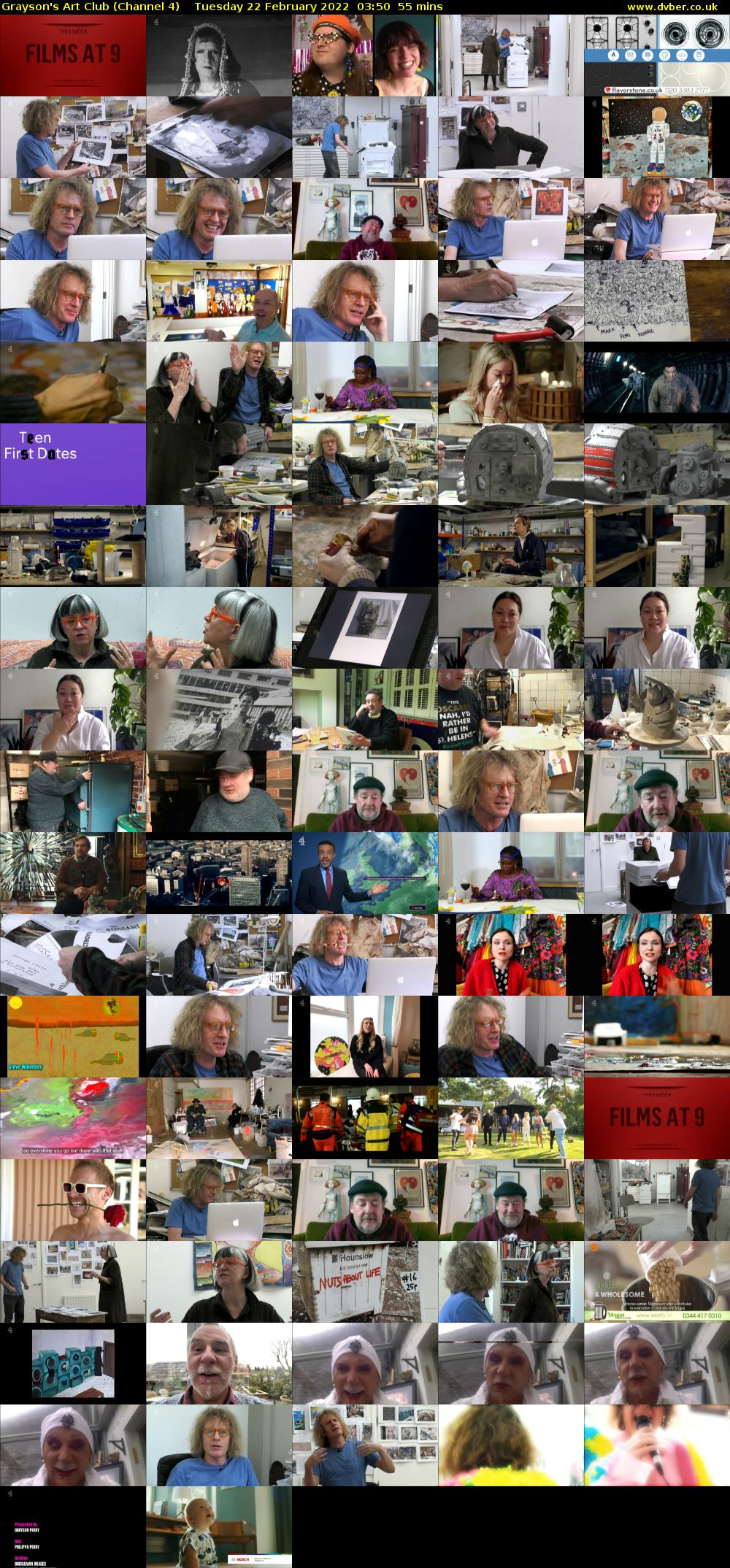 Grayson's Art Club (Channel 4) Tuesday 22 February 2022 03:50 - 04:45