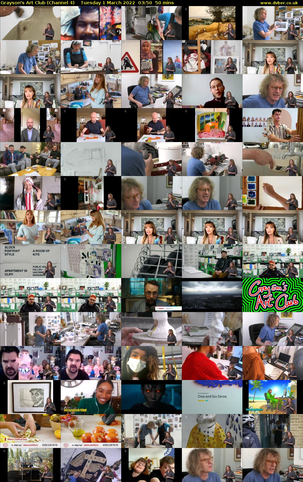 Grayson's Art Club (Channel 4) Tuesday 1 March 2022 03:50 - 04:40