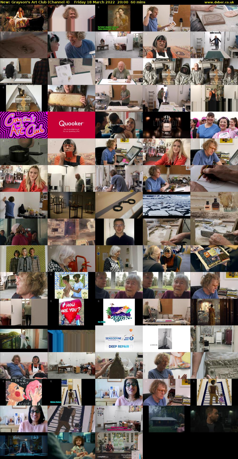 Grayson's Art Club (Channel 4) Friday 18 March 2022 20:00 - 21:00