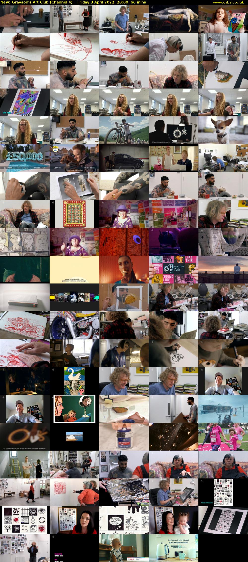 Grayson's Art Club (Channel 4) Friday 8 April 2022 20:00 - 21:00
