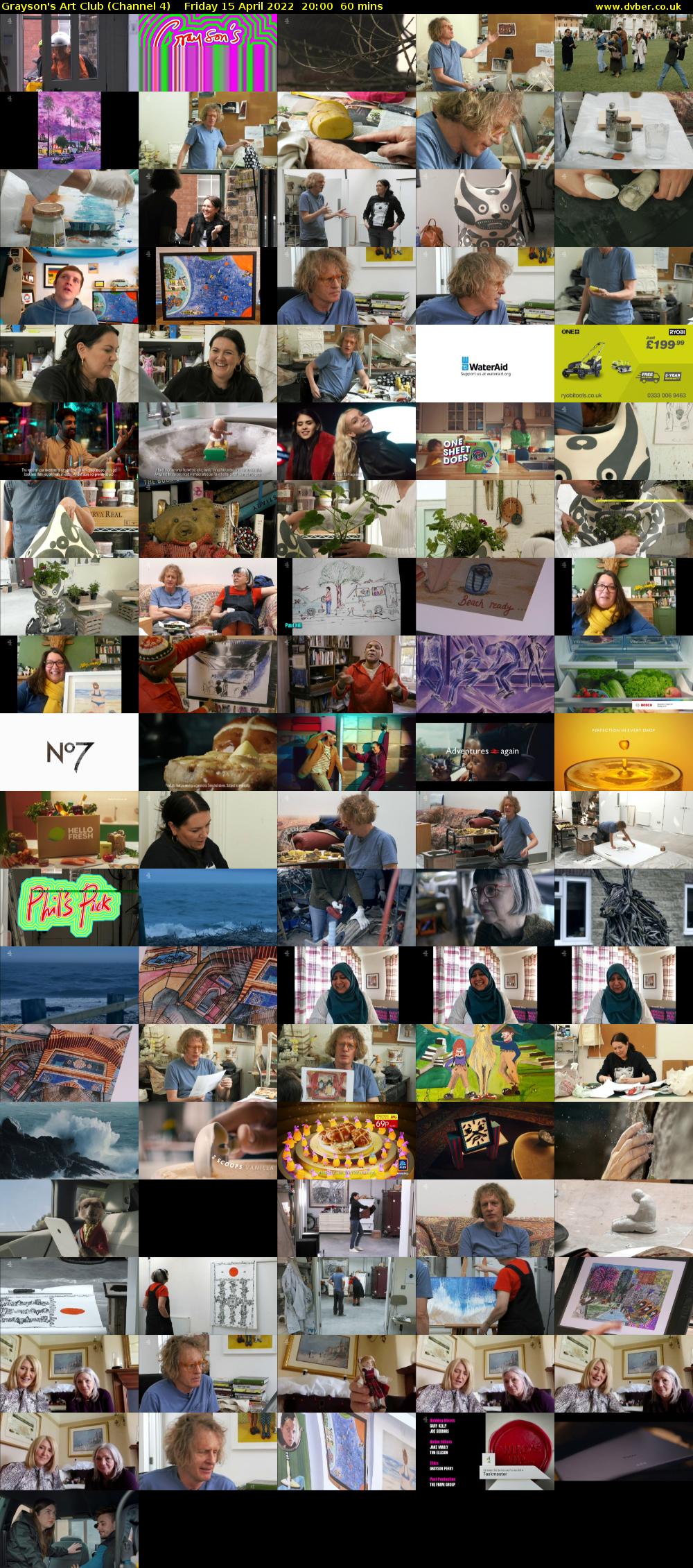 Grayson's Art Club (Channel 4) Friday 15 April 2022 20:00 - 21:00