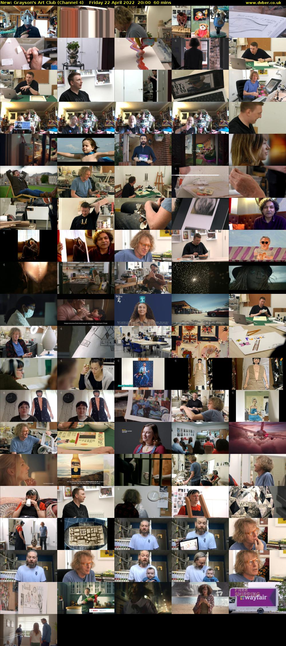 Grayson's Art Club (Channel 4) Friday 22 April 2022 20:00 - 21:00