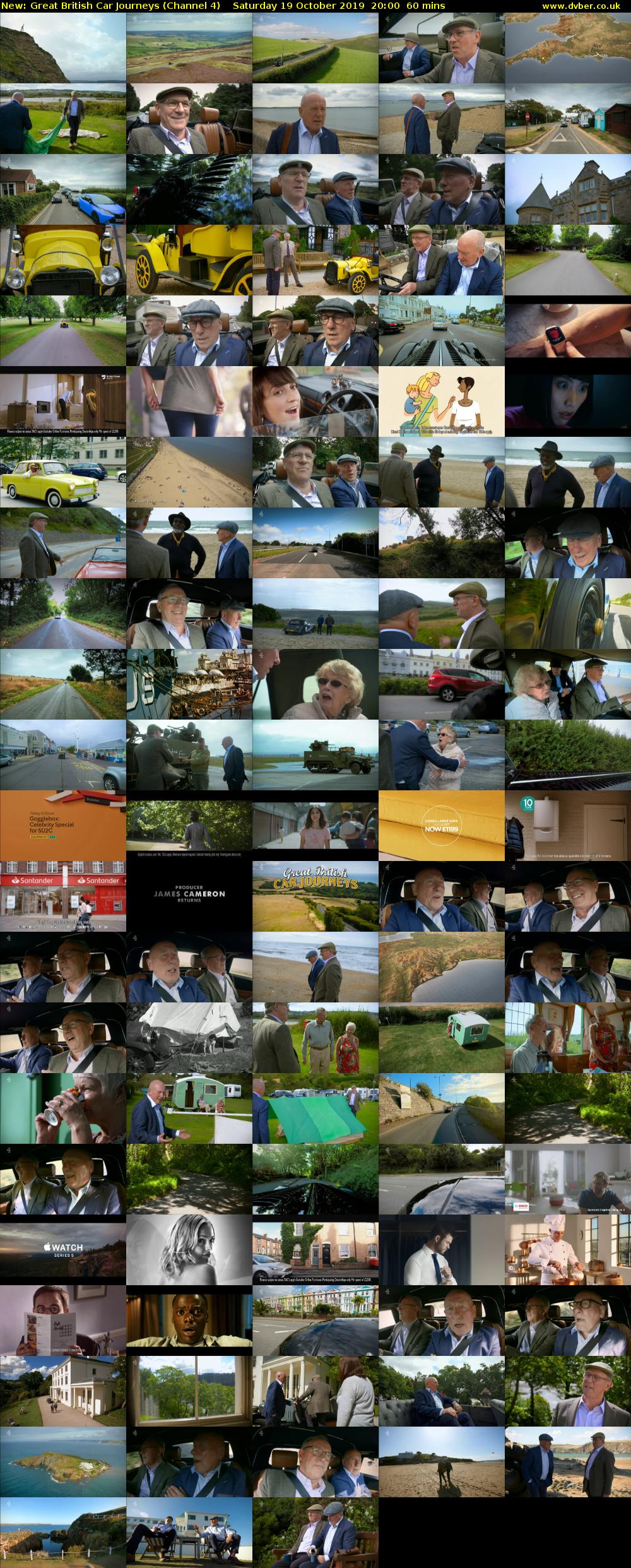 Great British Car Journeys (Channel 4) Saturday 19 October 2019 20:00 - 21:00