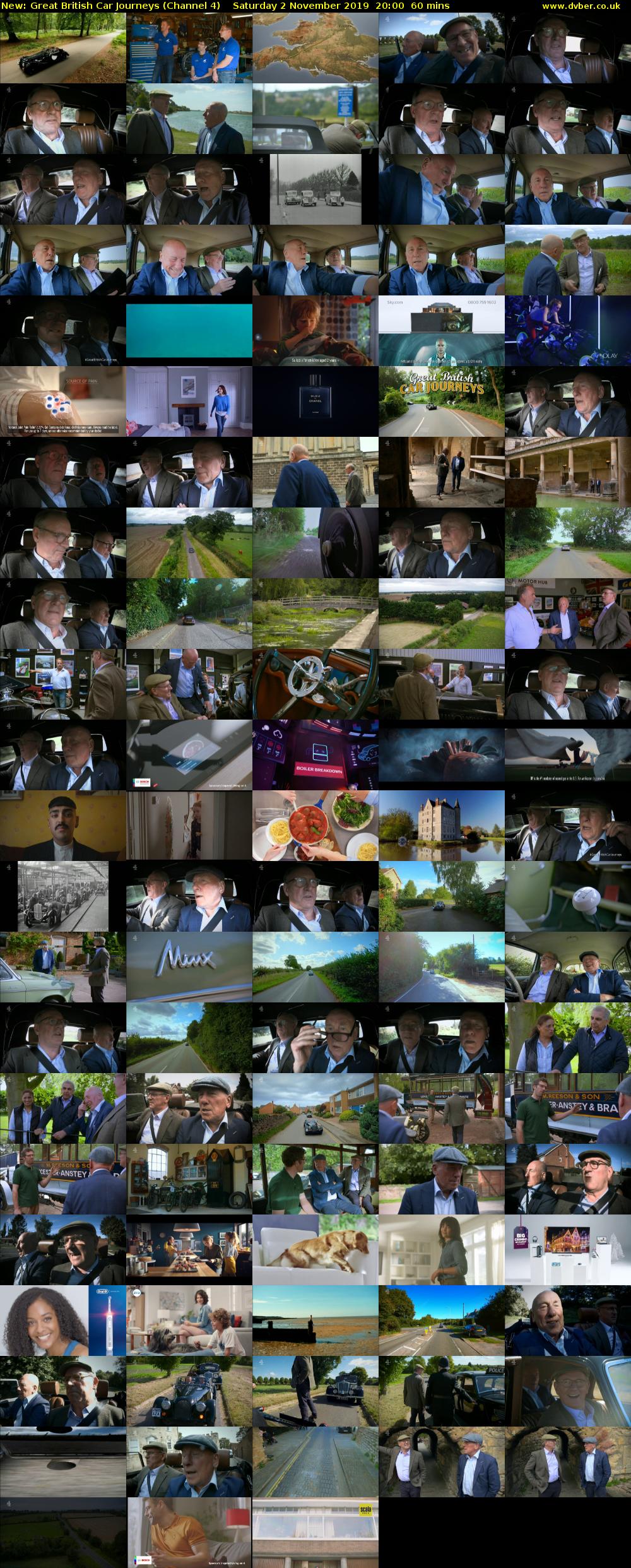 Great British Car Journeys (Channel 4) Saturday 2 November 2019 20:00 - 21:00