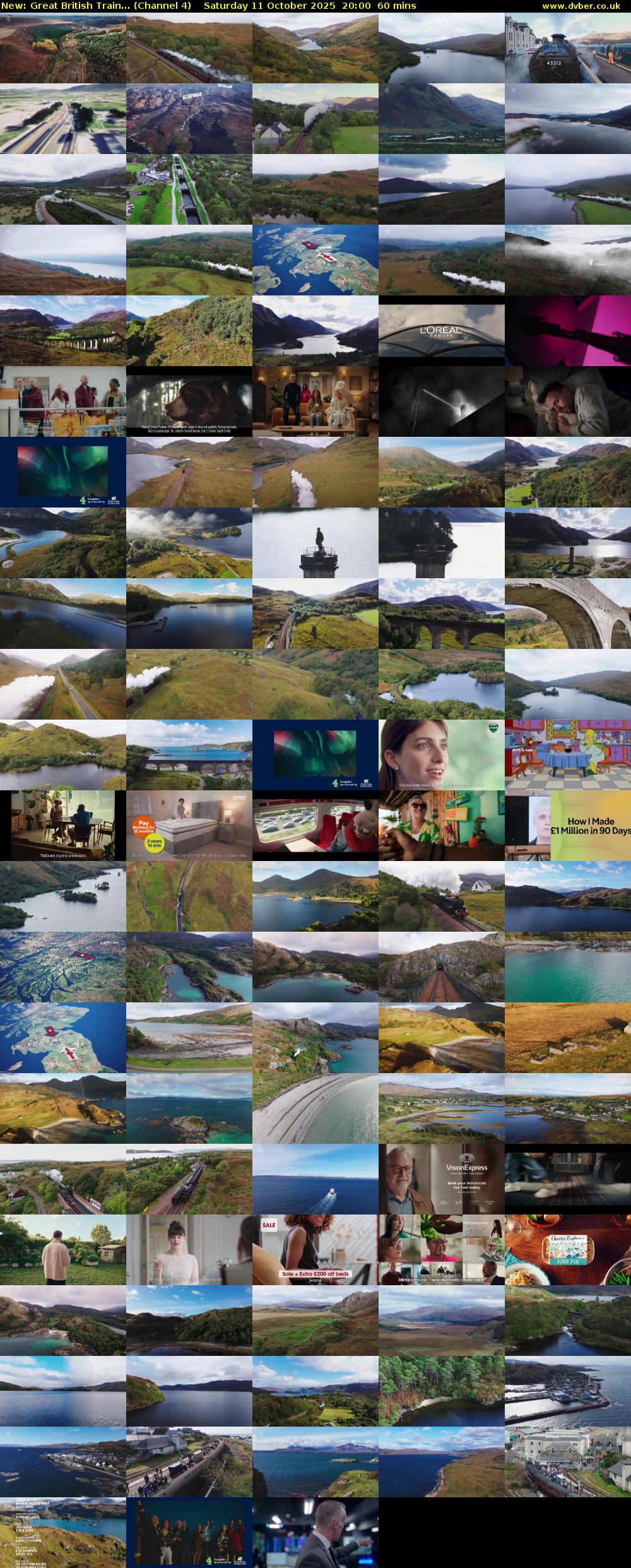 Great British Train... (Channel 4) Saturday 11 October 2025 20:00 - 21:00