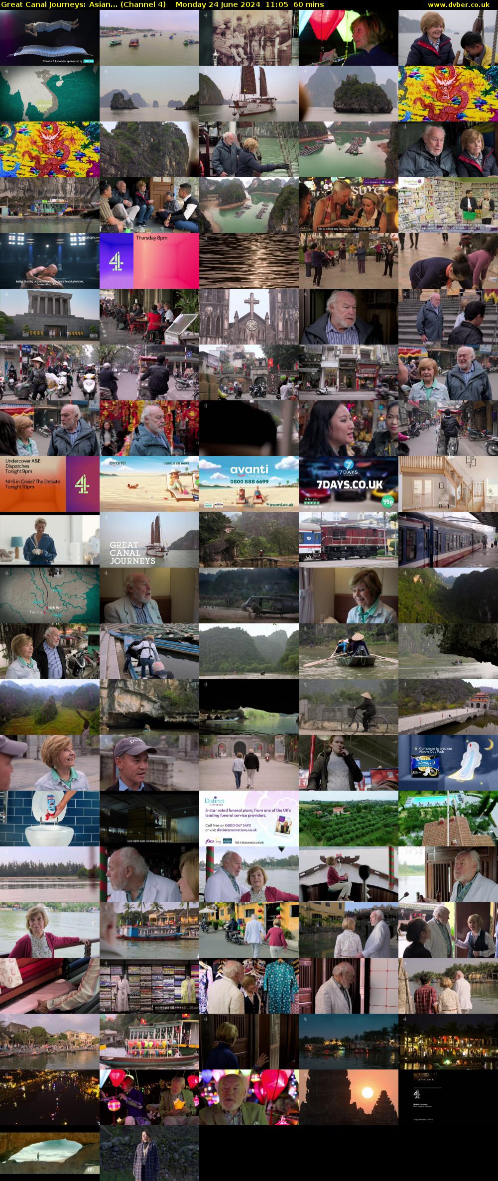 Great Canal Journeys: Asian... (Channel 4) Monday 24 June 2024 11:05 - 12:05