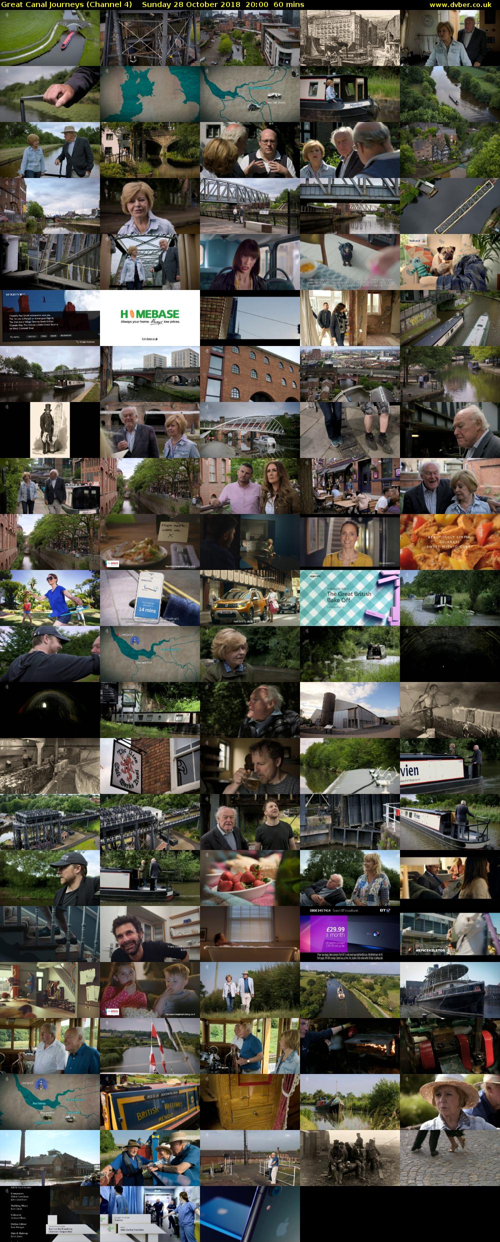 Great Canal Journeys (Channel 4) Sunday 28 October 2018 20:00 - 21:00
