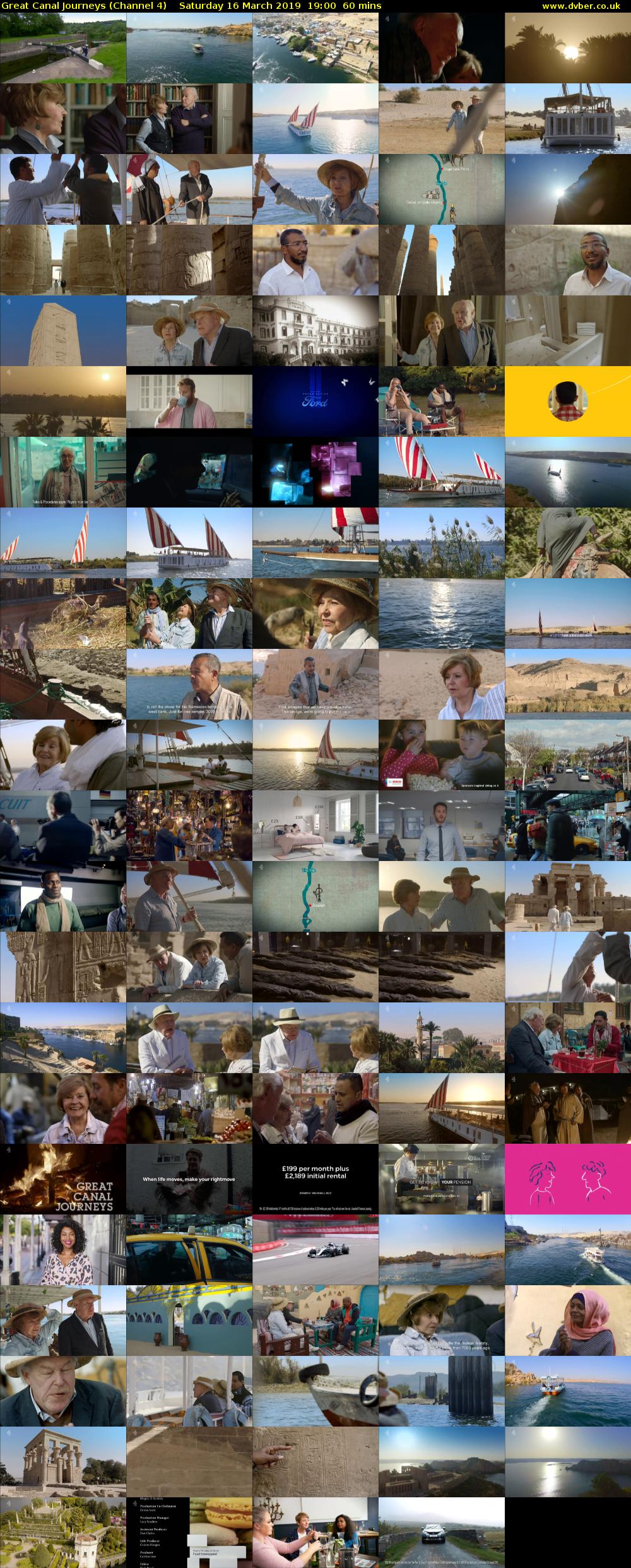 Great Canal Journeys (Channel 4) Saturday 16 March 2019 19:00 - 20:00