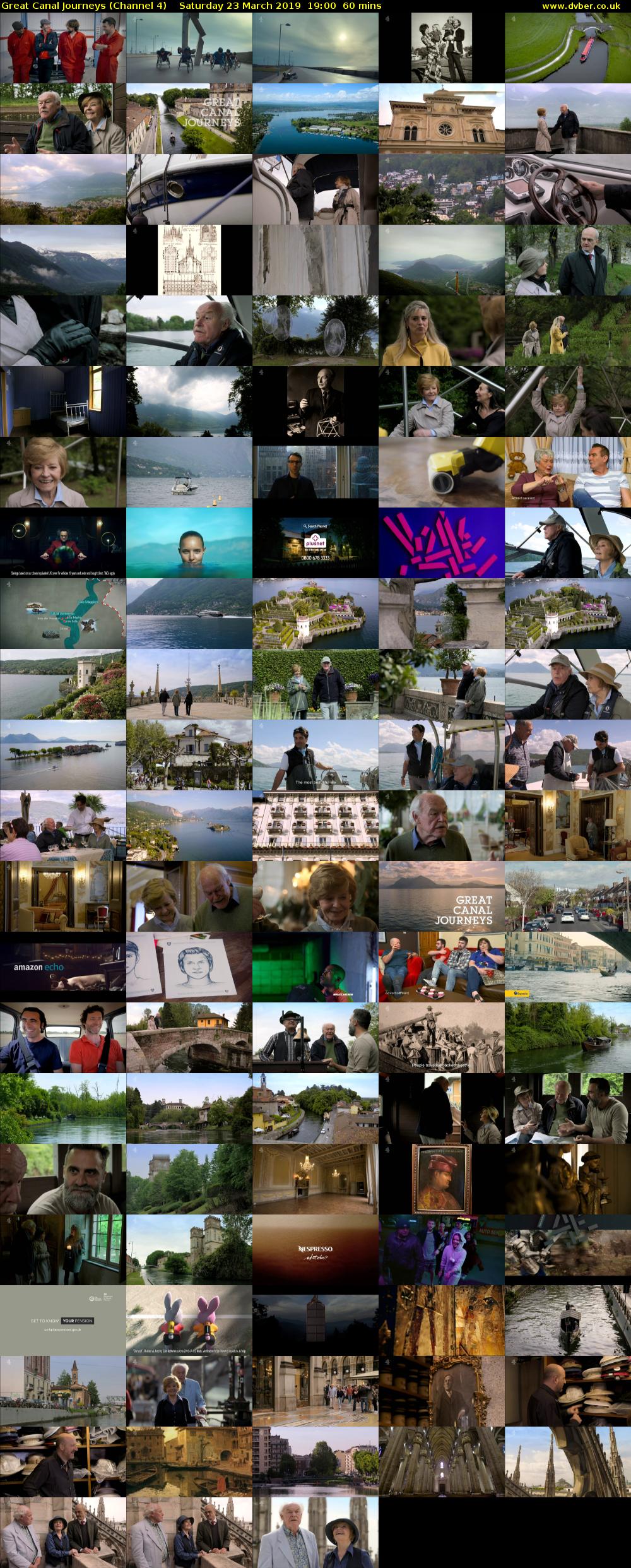 Great Canal Journeys (Channel 4) Saturday 23 March 2019 19:00 - 20:00