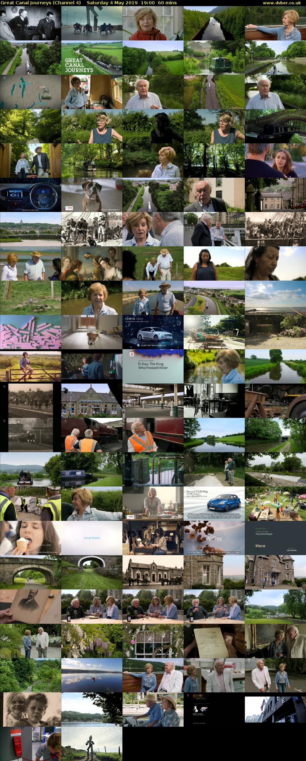 Great Canal Journeys (Channel 4) Saturday 4 May 2019 19:00 - 20:00