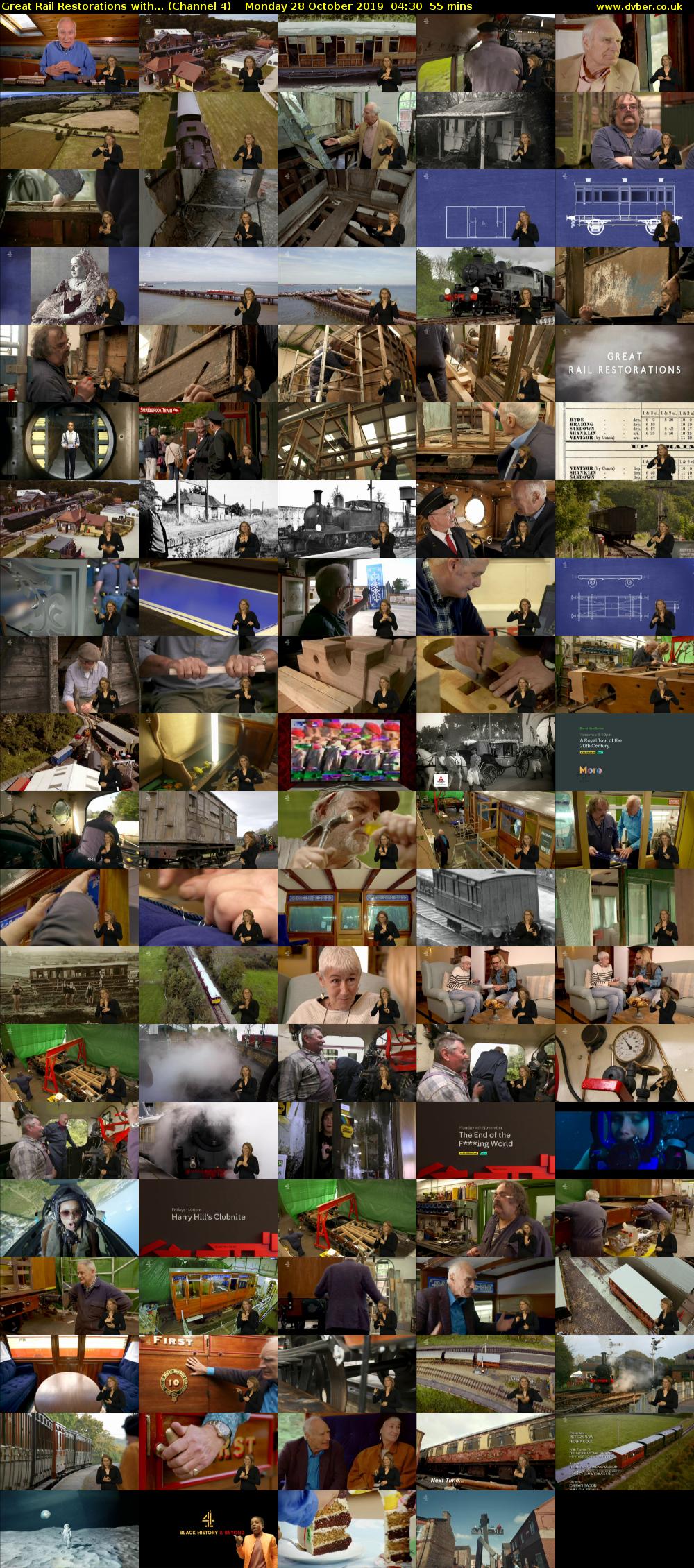 Great Rail Restorations with... (Channel 4) Monday 28 October 2019 04:30 - 05:25