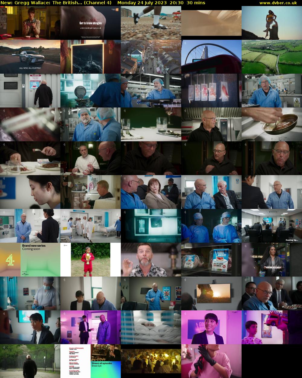 Gregg Wallace: The British... (Channel 4) Monday 24 July 2023 20:30 - 21:00