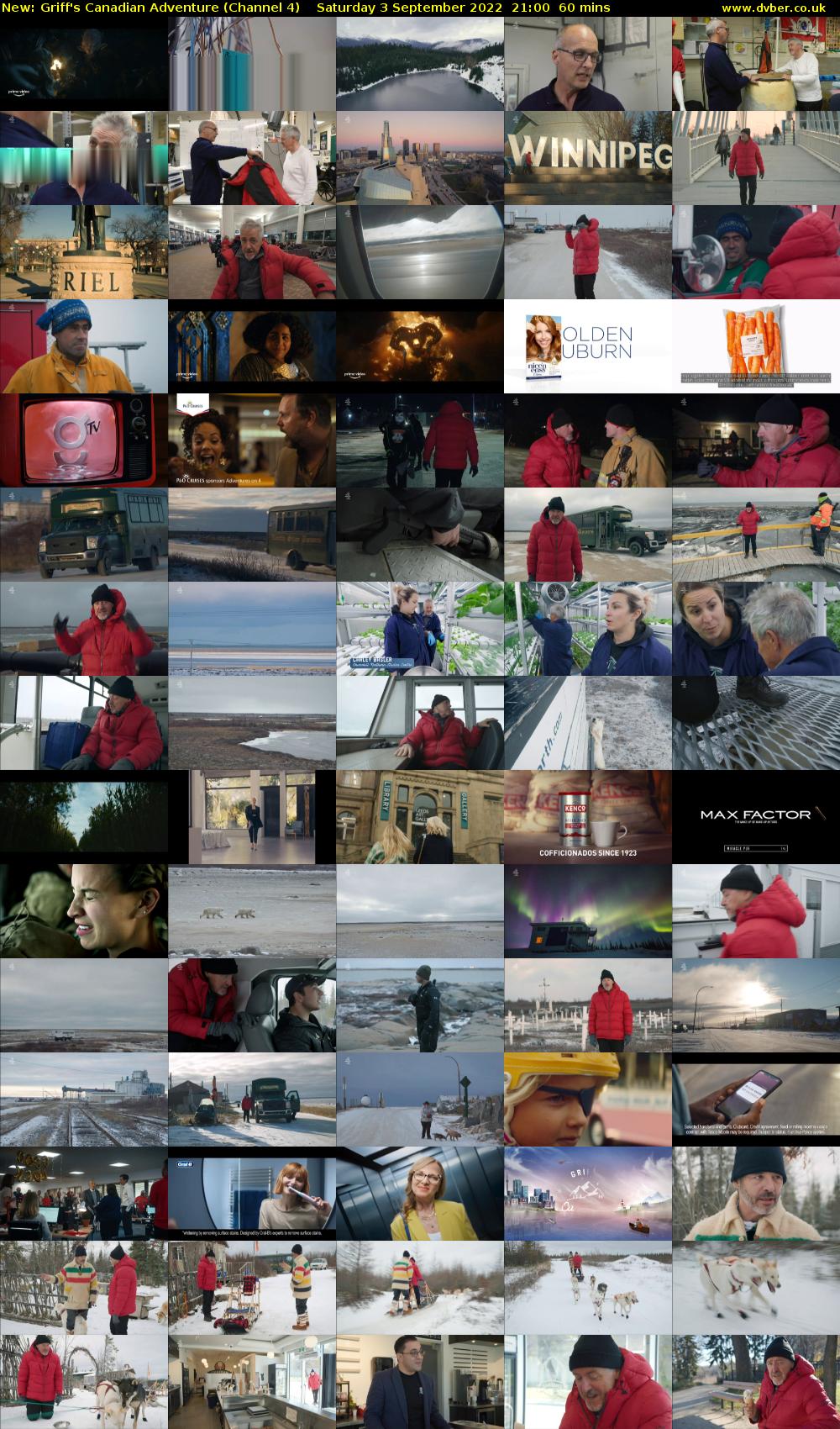 Griff's Canadian Adventure (Channel 4) Saturday 3 September 2022 21:00 - 22:00
