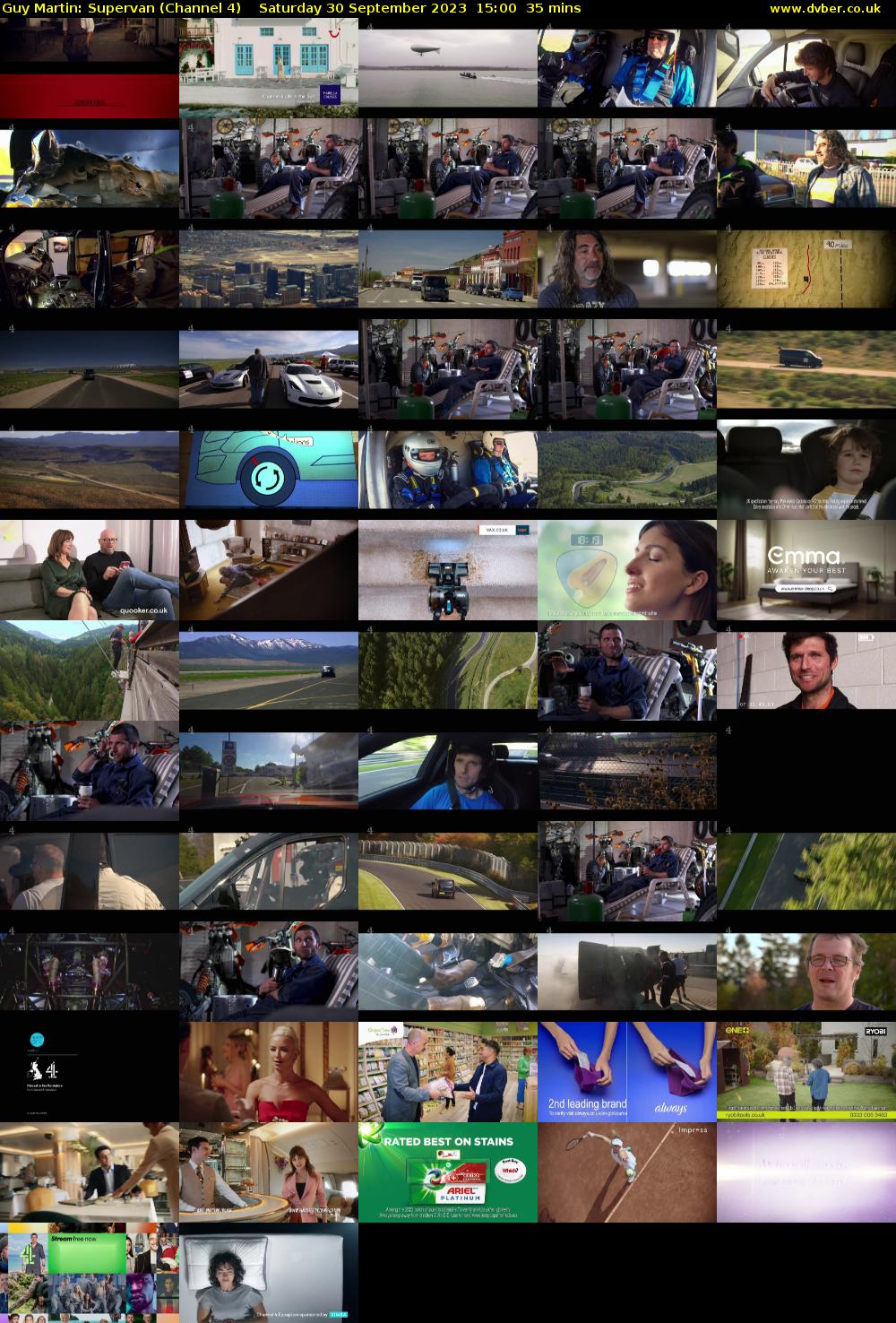 Guy Martin: Supervan (Channel 4) Saturday 30 September 2023 15:00 - 15:35