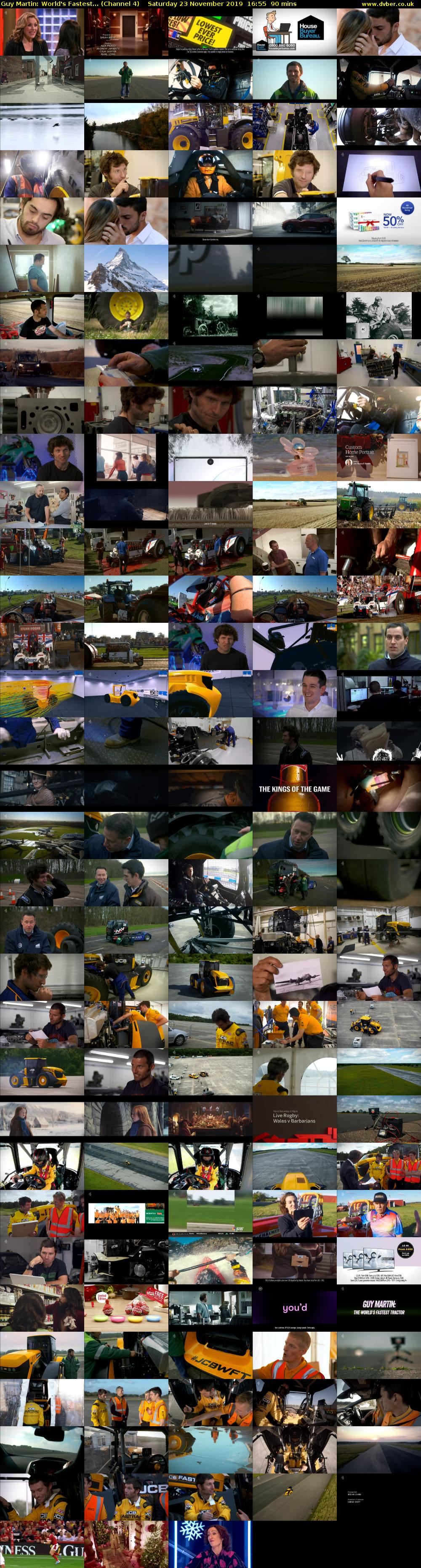 Guy Martin: World's Fastest... (Channel 4) Saturday 23 November 2019 16:55 - 18:25