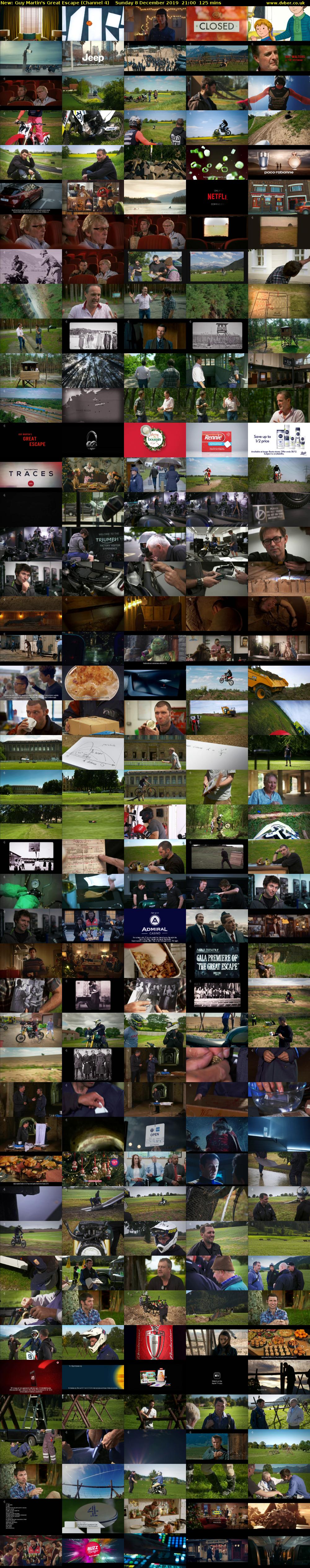 Guy Martin's Great Escape (Channel 4) Sunday 8 December 2019 21:00 - 23:05