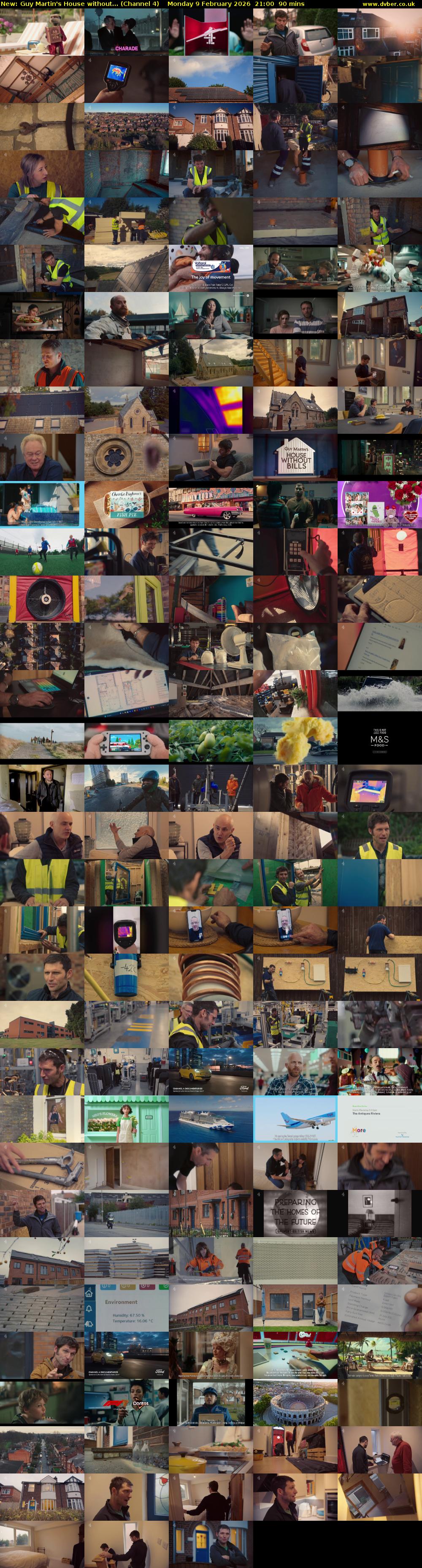 Guy Martin's House without... (Channel 4) Monday 9 February 2026 21:00 - 22:30