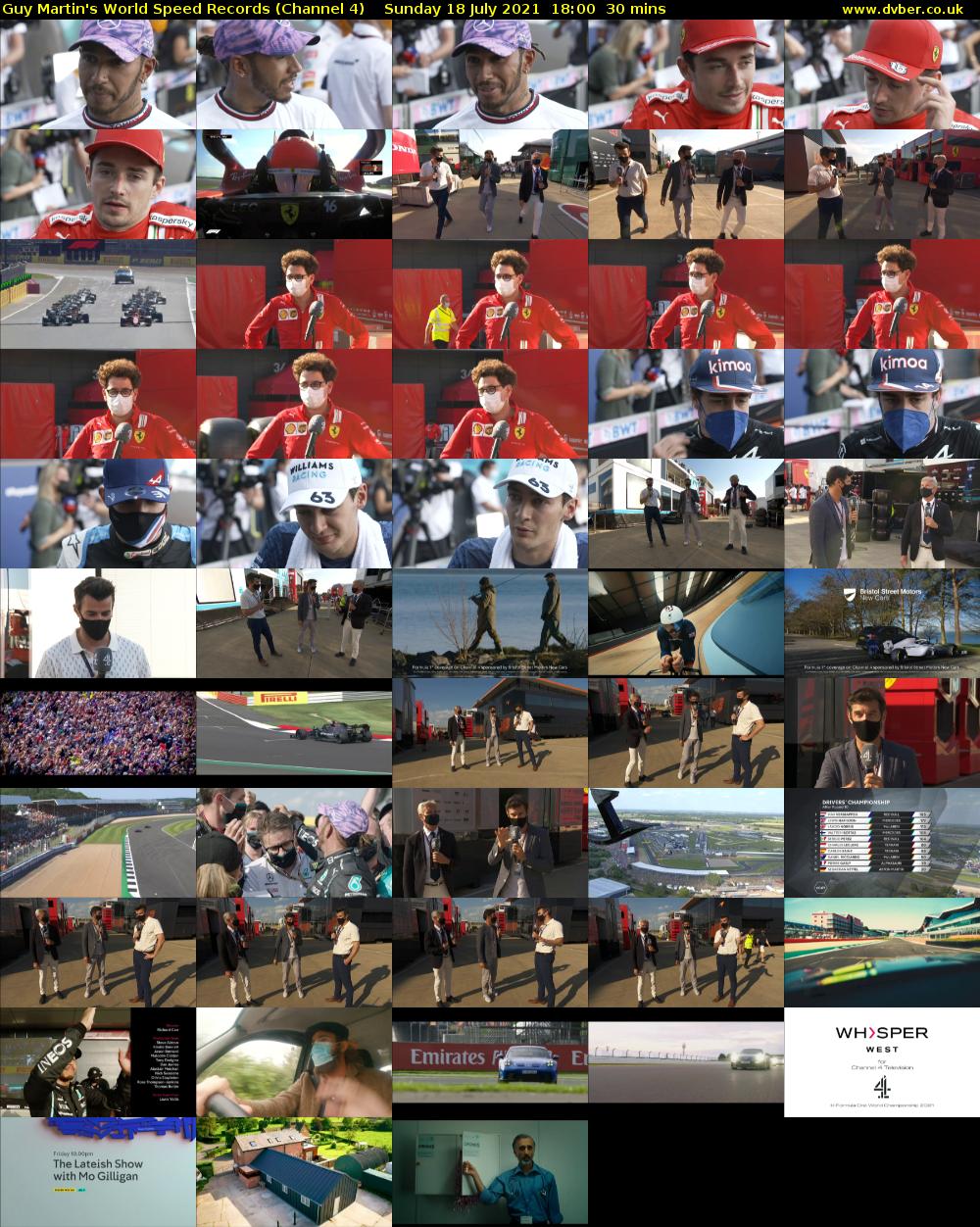 Guy Martin's World Speed Records (Channel 4) Sunday 18 July 2021 18:00 - 18:30