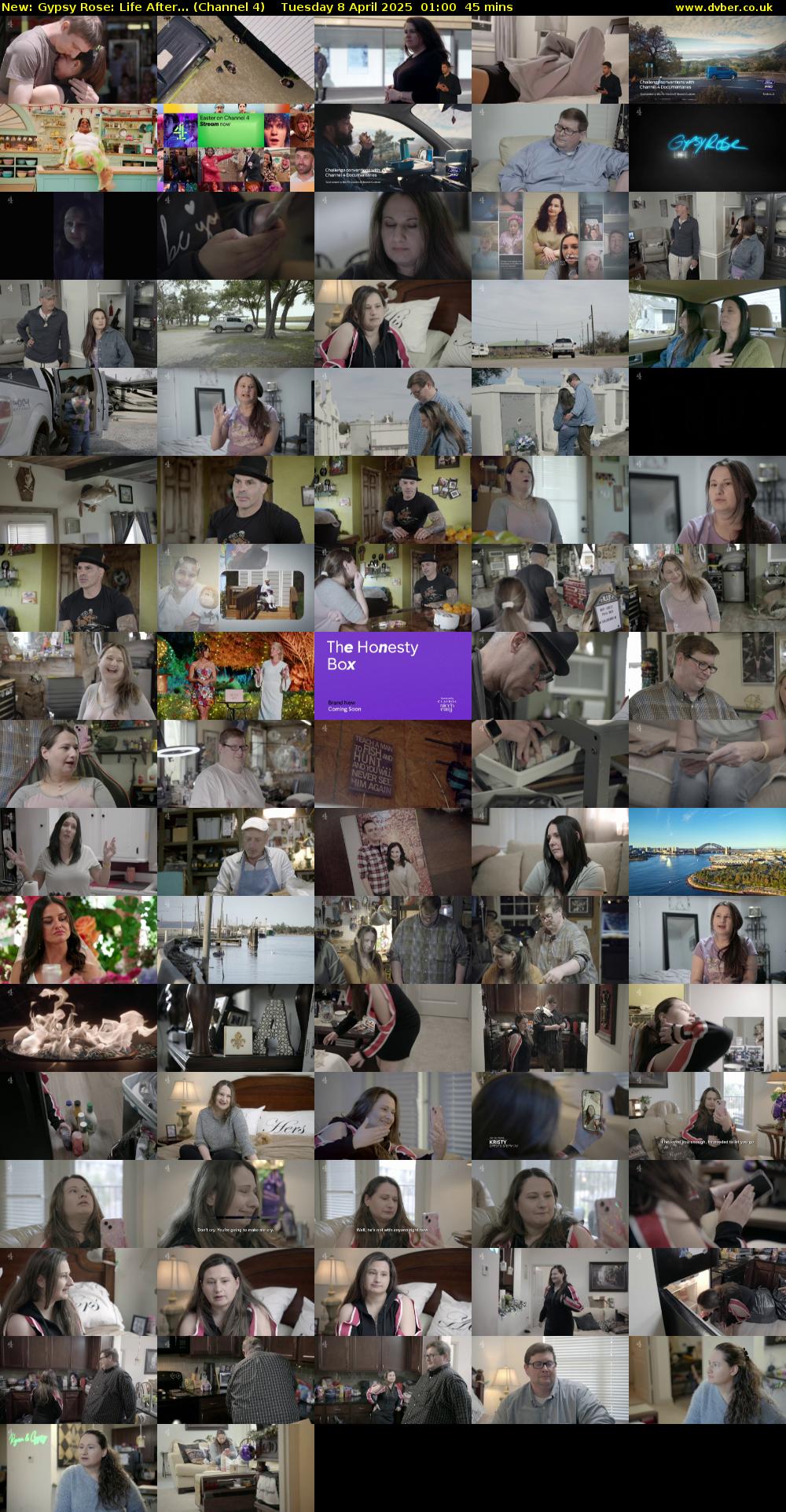 Gypsy Rose: Life After... (Channel 4) Tuesday 8 April 2025 01:00 - 01:45