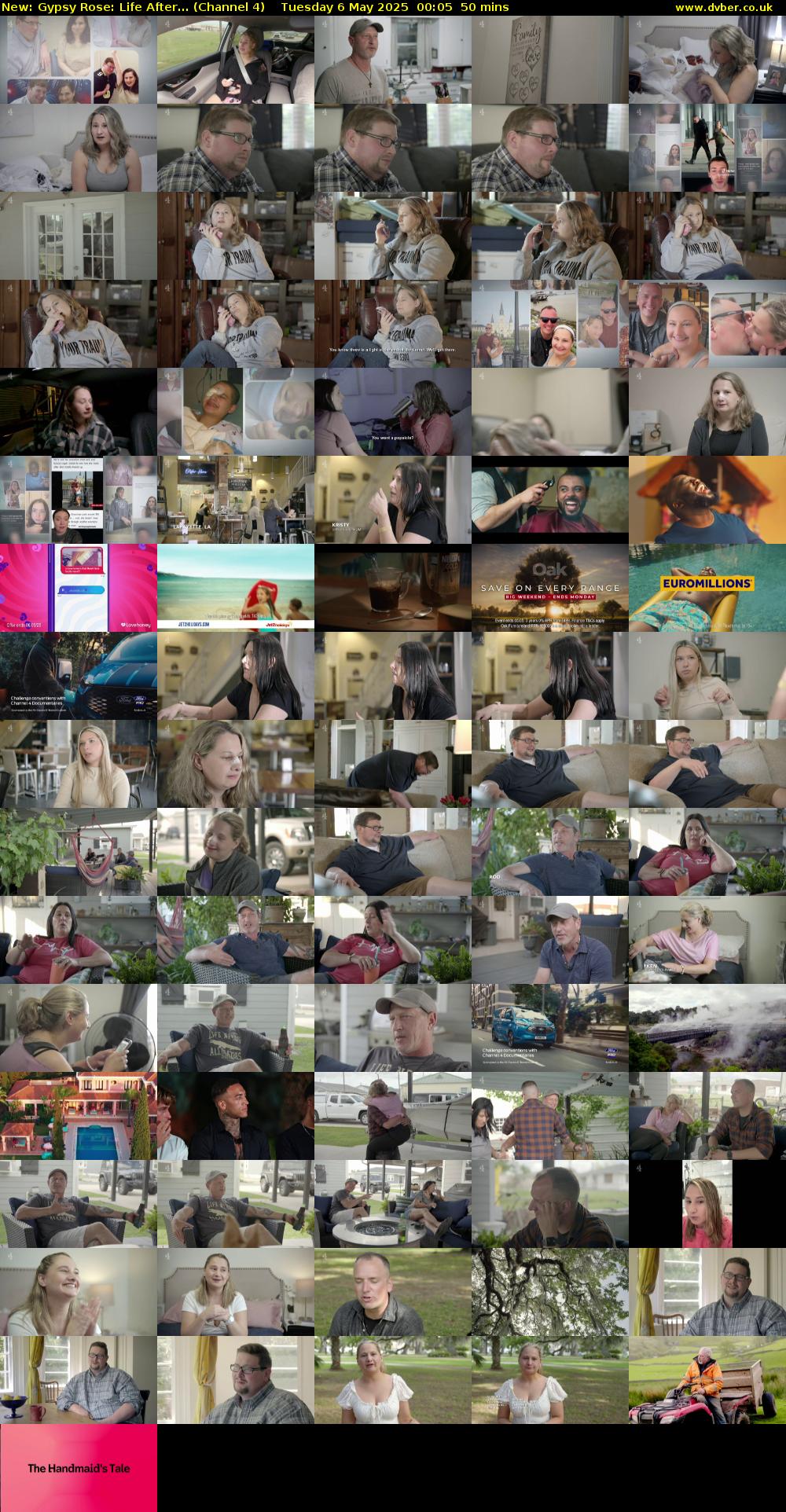 Gypsy Rose: Life After... (Channel 4) Tuesday 6 May 2025 00:05 - 00:55