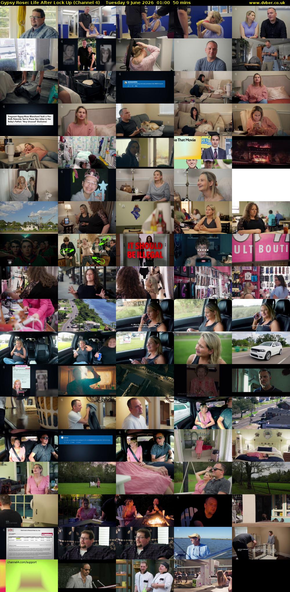 Gypsy Rose: Life After Lock Up (Channel 4) Tuesday 9 June 2026 01:00 - 01:50