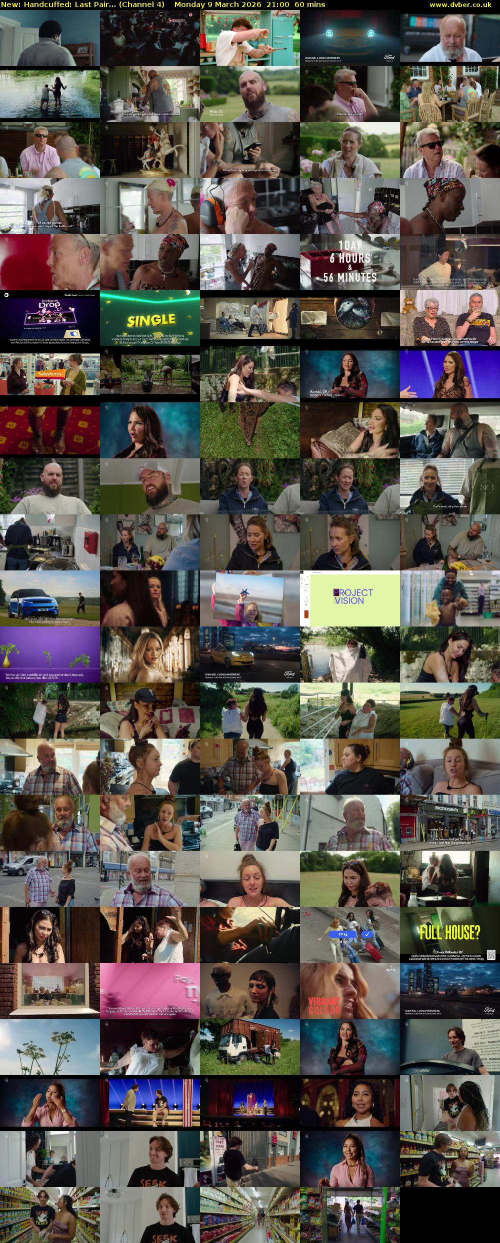 Handcuffed: Last Pair... (Channel 4) Monday 9 March 2026 21:00 - 22:00