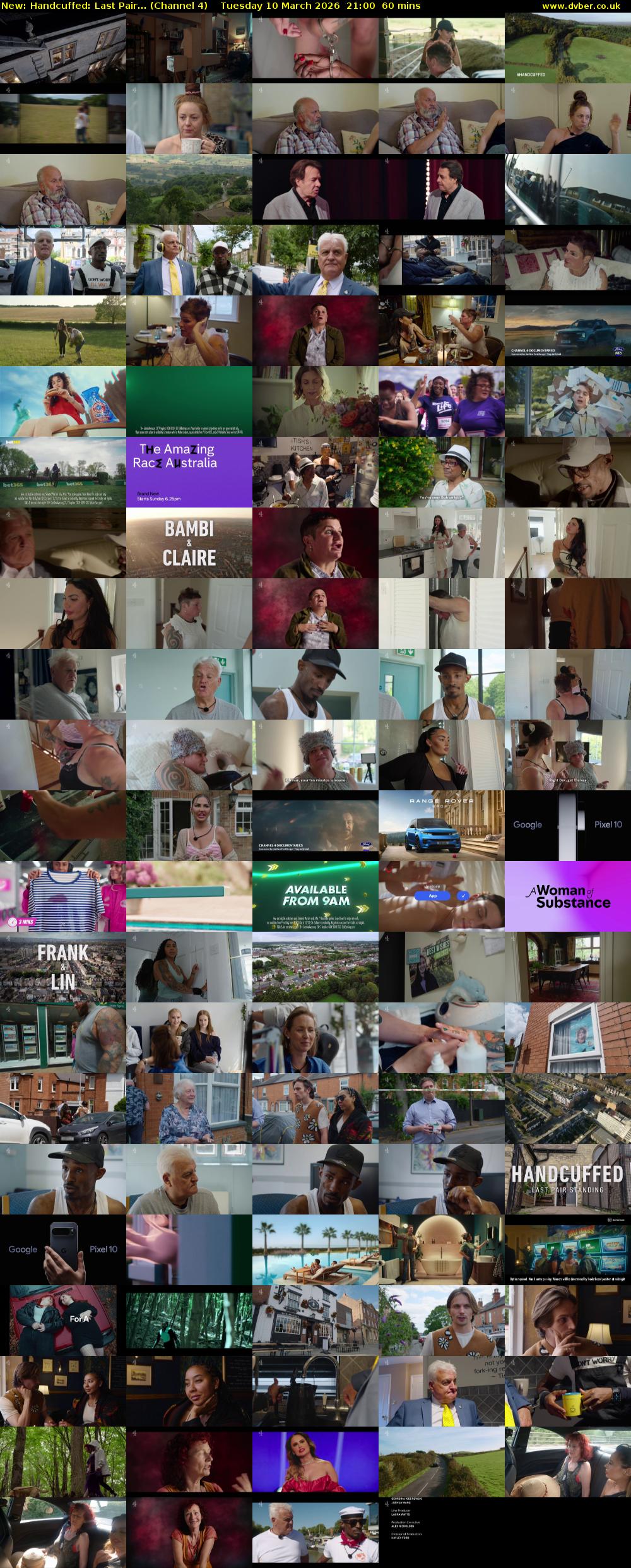 Handcuffed: Last Pair... (Channel 4) Tuesday 10 March 2026 21:00 - 22:00