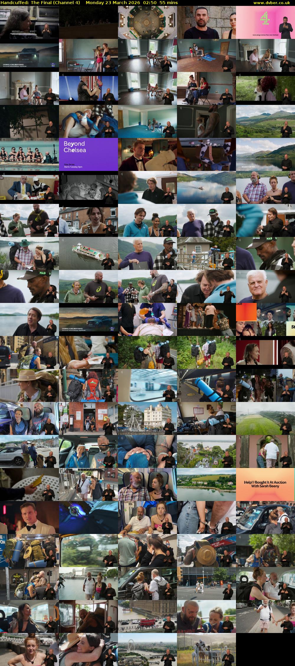 Handcuffed: The Final (Channel 4) Monday 23 March 2026 02:50 - 03:45